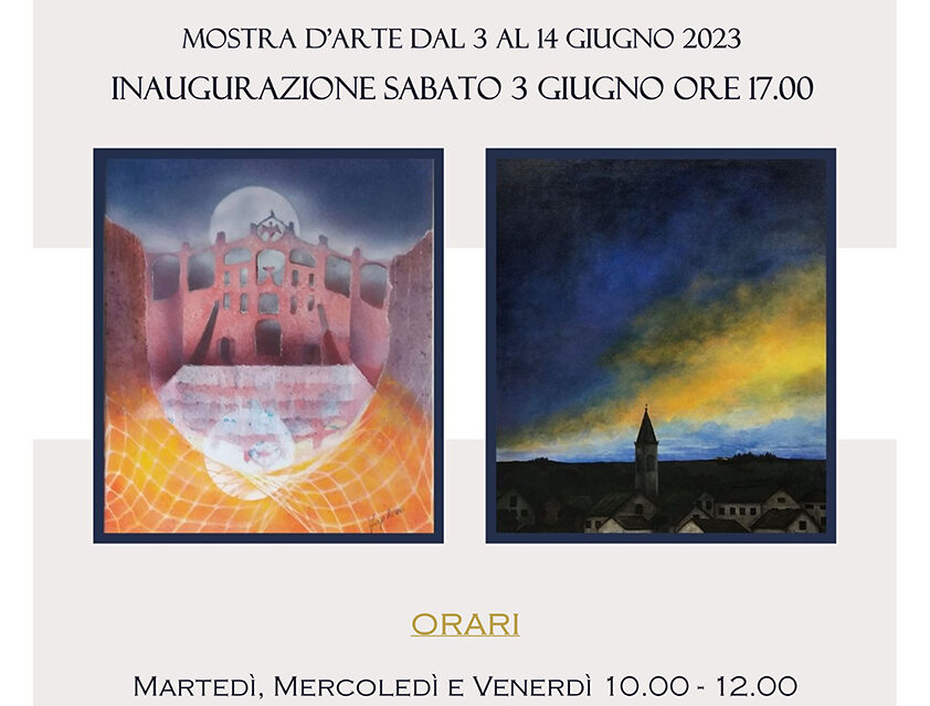 NUOVA MOSTRA ALLA GALLERIA D’ARTE J.CAVEDONI