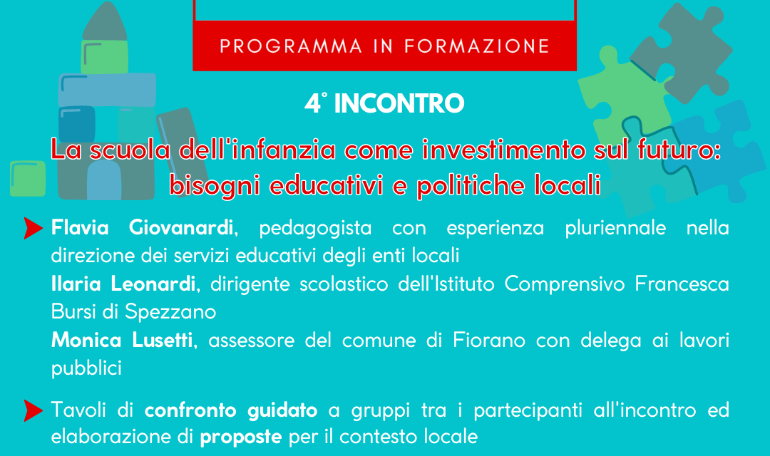 Programma in Formazione (Amministrative 2024): 4° INCONTRO