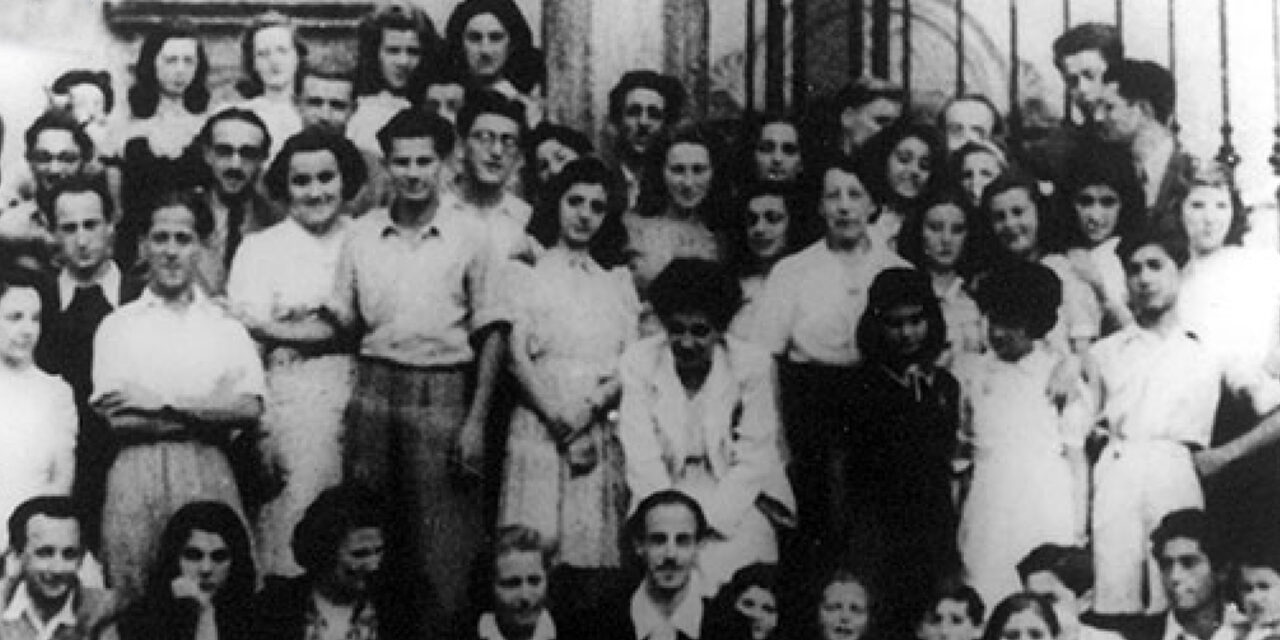 Ragazzi Ebrei a villa Emma