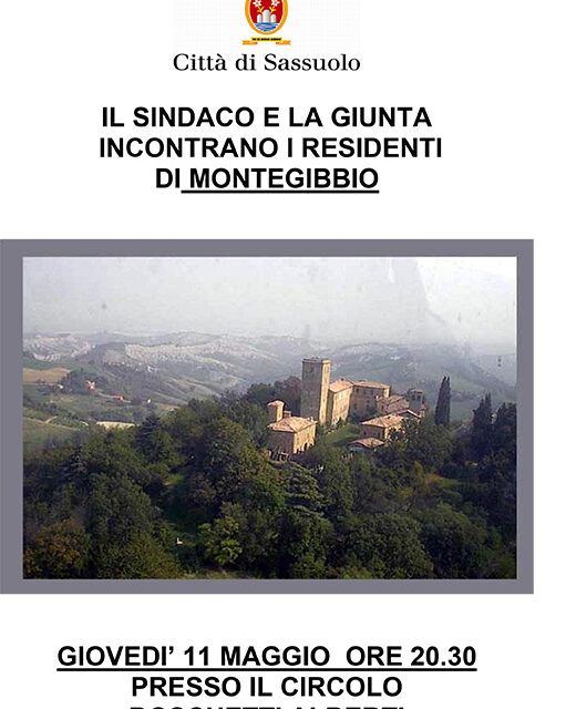 INCONTRI DI QUARTIERE: GIOVEDÌ A MONTEGIBBIO