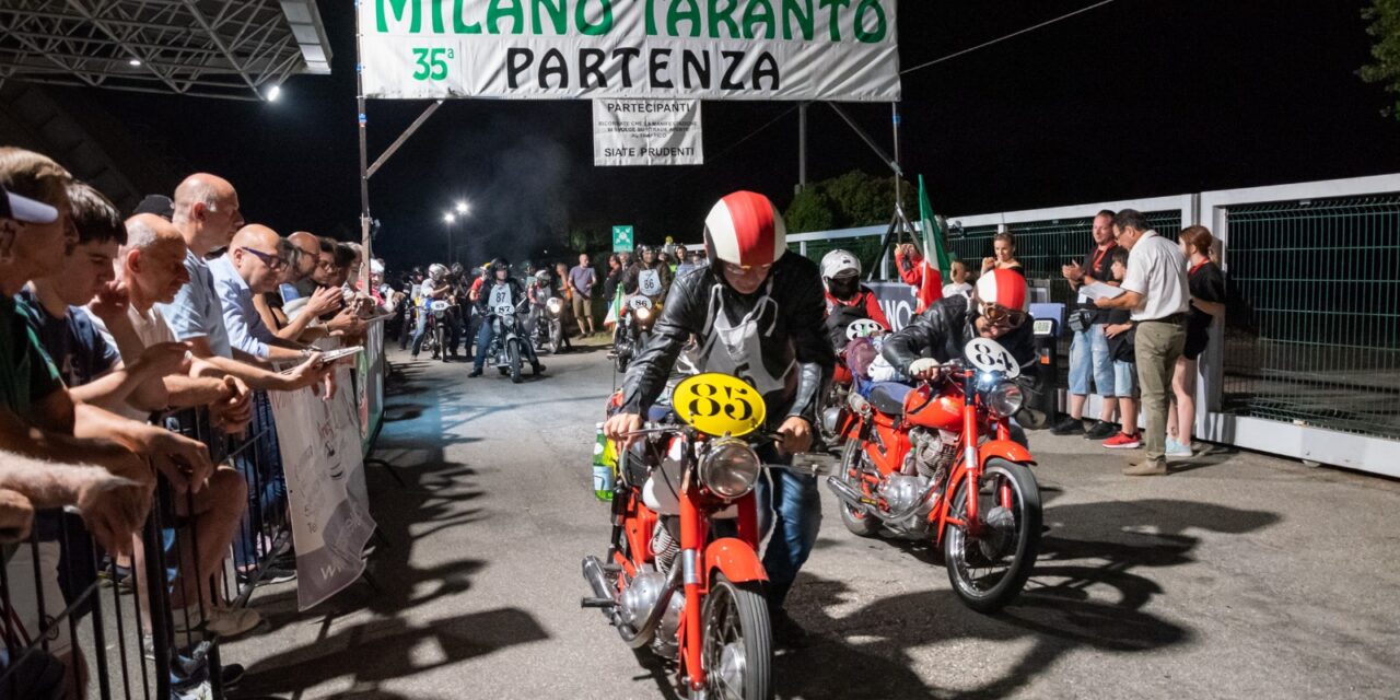 Milano-Taranto, arriva la maratona di moto d’epoca