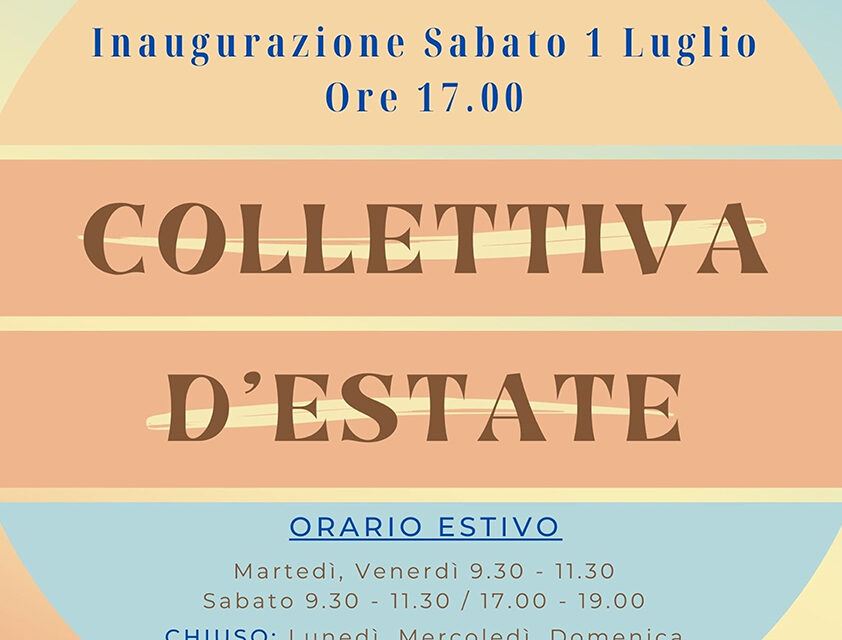 COLLETTIVA D’ESTATE DEL GRUPPO J.CAVEDONI