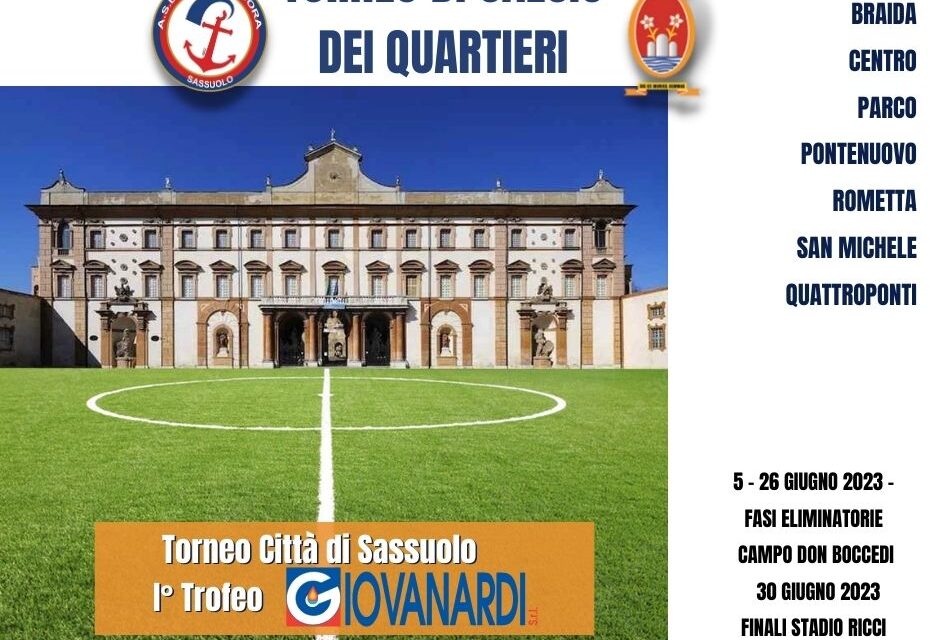 Al via il Torneo dei quartieri