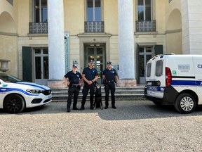 Controllo dei parchi con l’ “agente a quattro zampe” Fait, dell’Unione Terre di Castelli