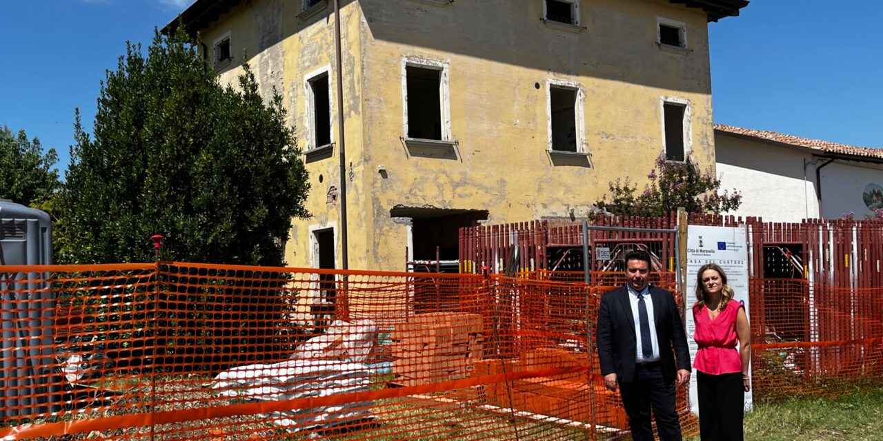 NUOVA SEDE PER ASSOCIAZIONI A MARANELLO, VIA AI LAVORI:  EDIFICIO RISTRUTTURATO IN VIA CAPPELLA CON FONDI PNRR 