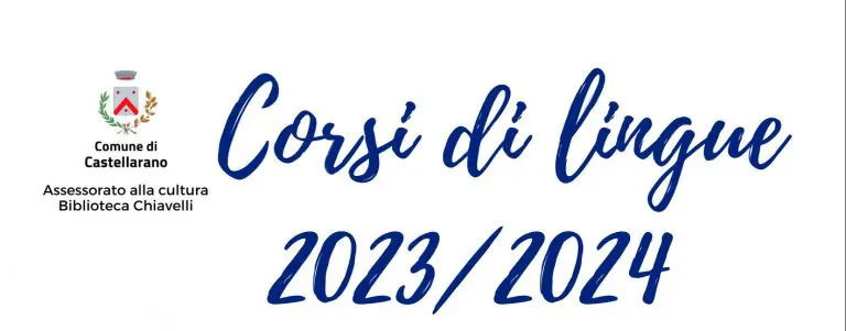 Corsi di lingue 2023/24 a Castellarano