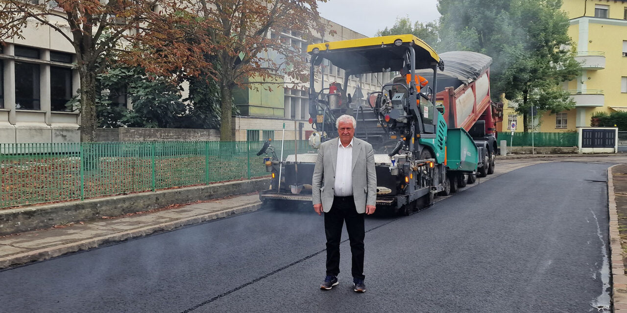 Proseguono a Sassuolo i nuovi asfalti: questa mattina via Bolzano