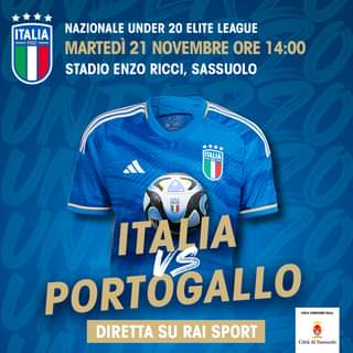 La nazionale U. 20  di mister Bollini al Ricci