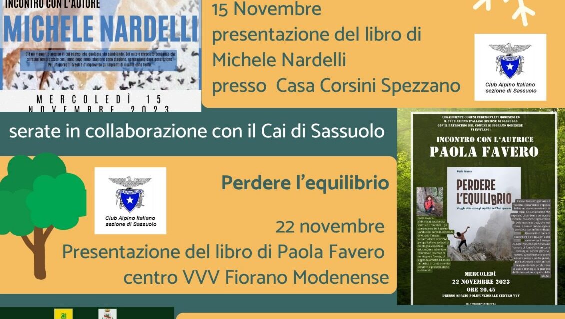 Tre incontri di Legambiente a Fiorano Modenese