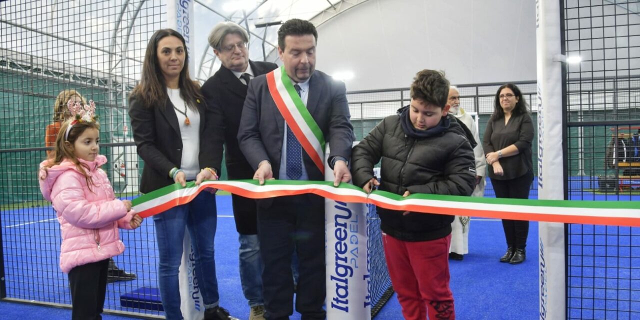 Inaugurati i nuovi campi da padel