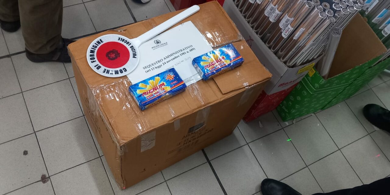 Contrasto alla vendita abusiva di articoli pirotecnici