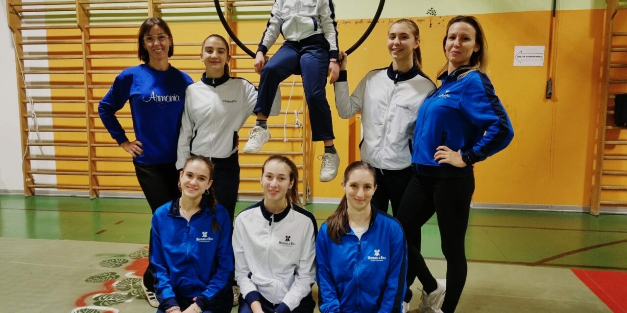 DANZA AEREA  Le atlete della sassolese Armonia Art Academy si distinguono nella competizione internazionale