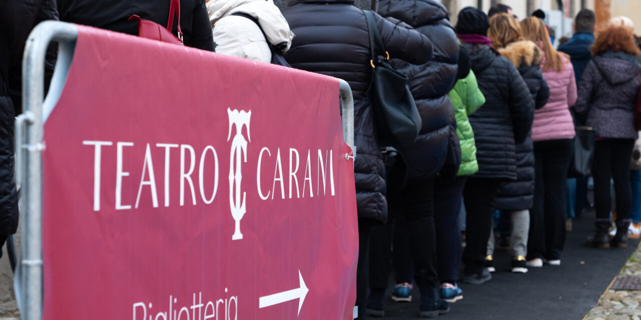Esauriti in poche ore i biglietti per Nek e gli abbonamenti alla Stagione di Prosa del Teatro Carani