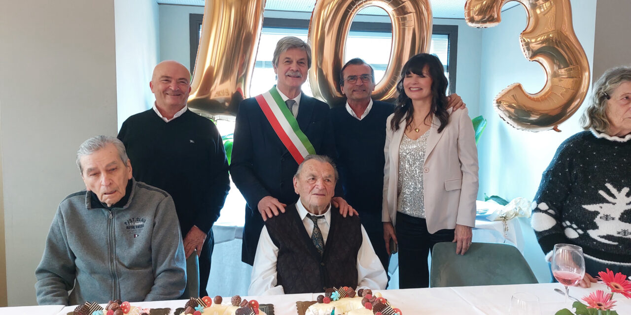 Vito Barbolini ha compiuto 103 anni
