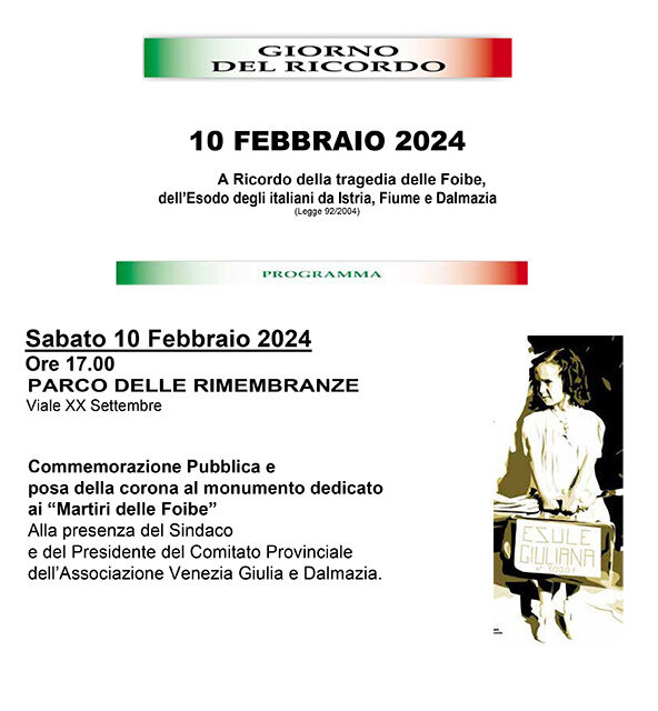IL GIORNO DEL RICORDO