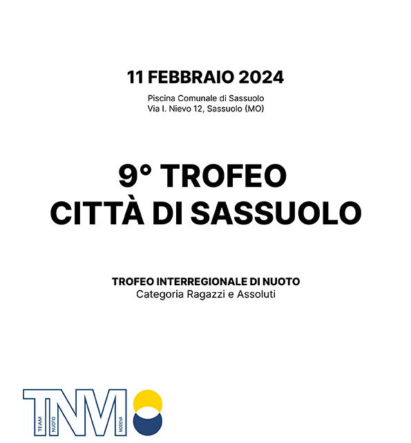 9° Trofeo Città di Sassuolo