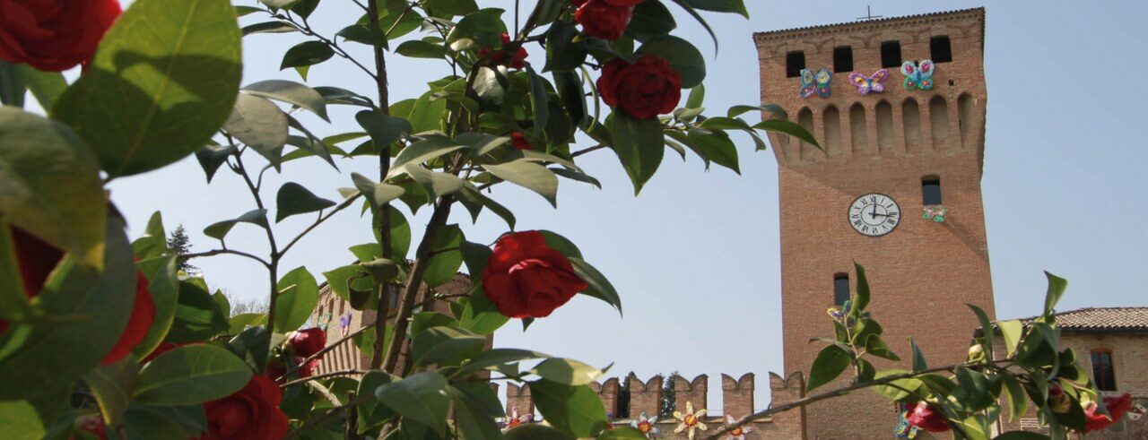Castello in fiore nel cuore di Formigine