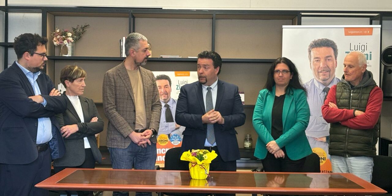 Inaugurata la sede del comitato elettorale di Luigi Zironi che si ricandida a Sindaco di Maranello.