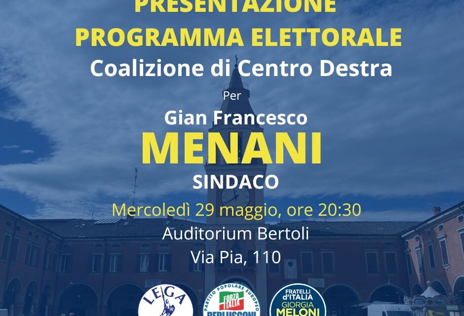 La coalizione di centrodestra svela la Sassuolo del futuro