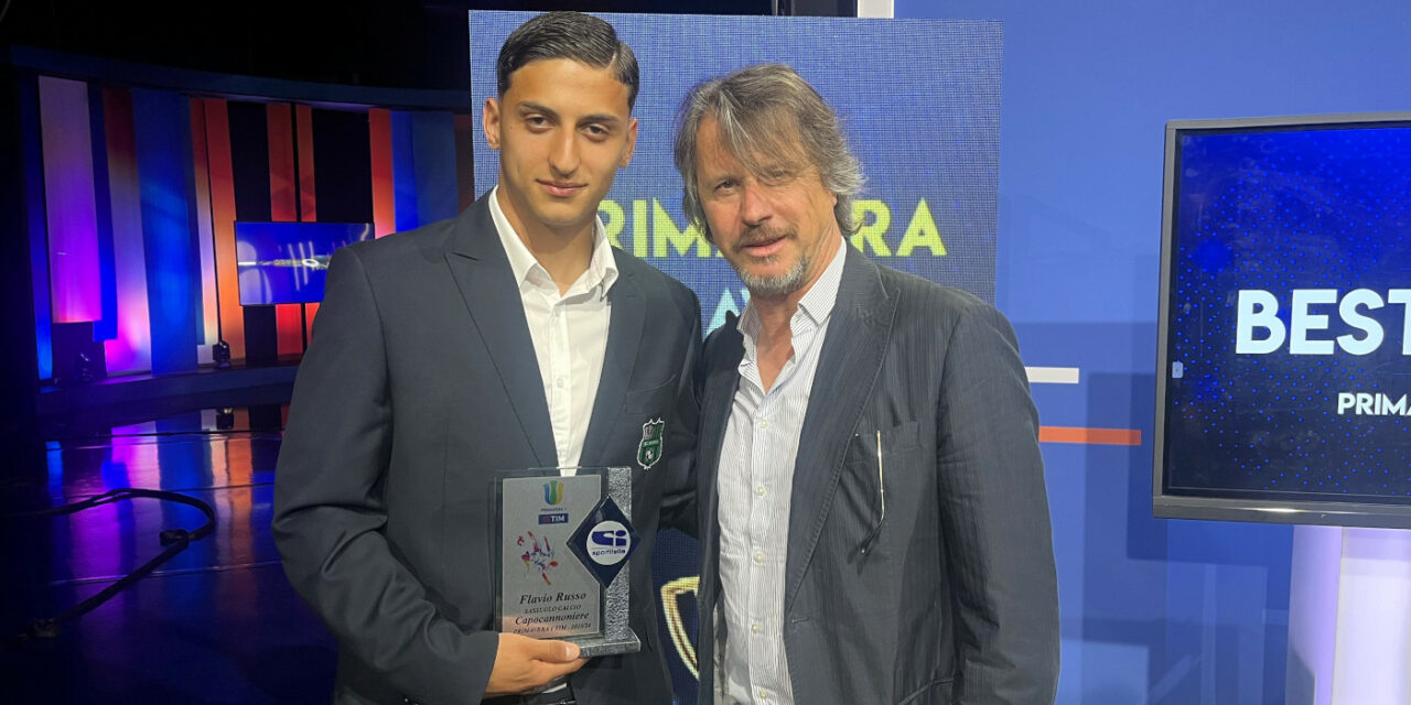 Flavio Russo, premiato miglior bomber della Primavera 1 TIM 2023/24 Venerdì parte la corsa allo Scudetto Primavera 1