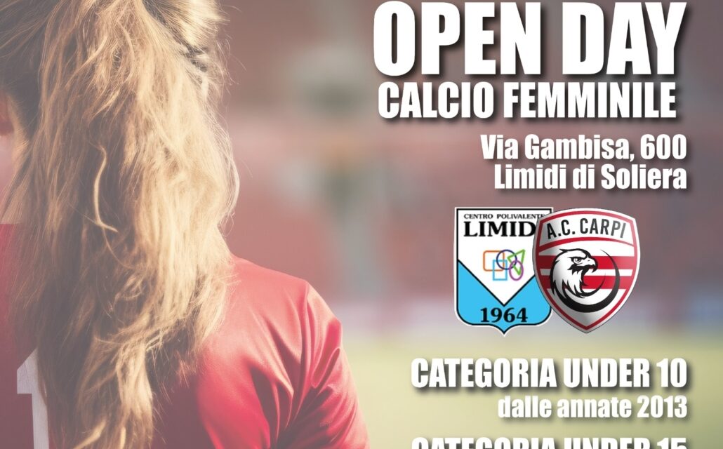 Open day dedicato al calcio femminile