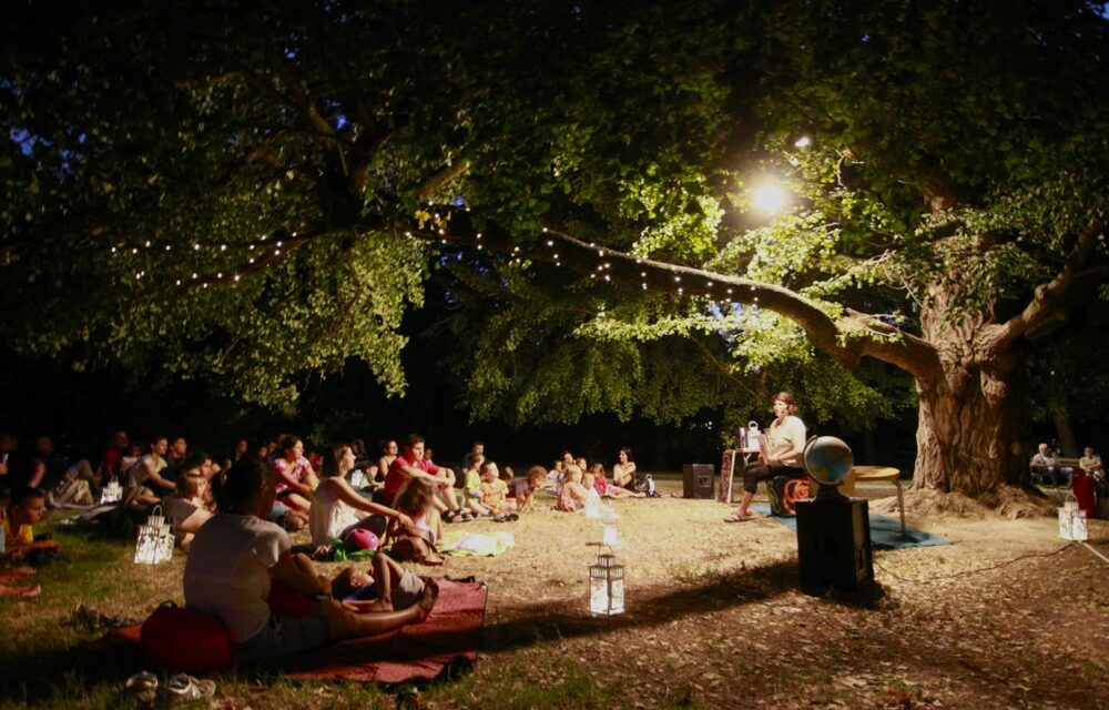 Al parco, di sera