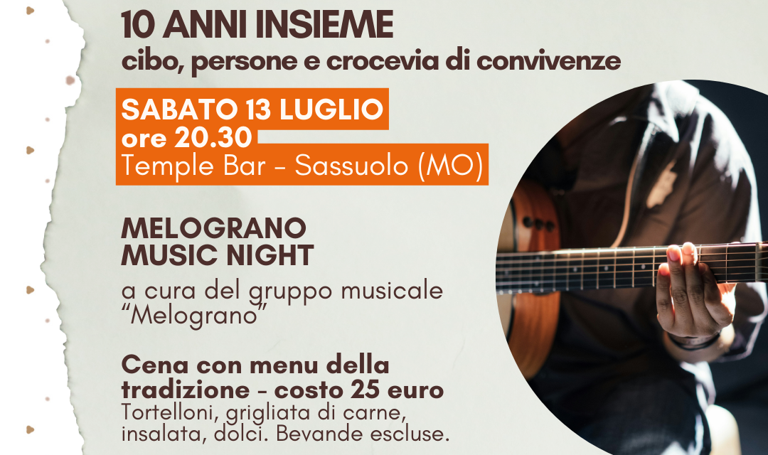 AL TEMPLE BAR LA “MELOGRANO MUSIC NIGHT”