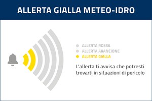 ALLERTA GIALLA PER IL MALTEMPO