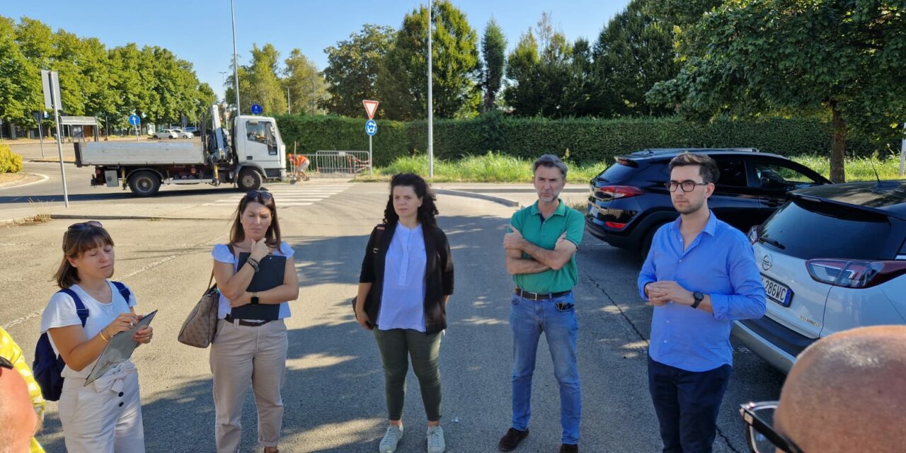 VIABILITÀ POLO SCOLASTICO: SOPRALLUOGO AL CANTIERE