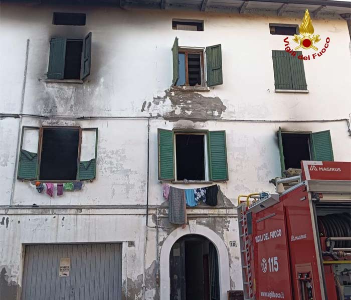 Incendio in un’abitazione di Borgo Venezia: situazione sotto controllo, nessun ferito