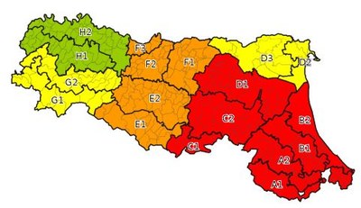 Allerta meteo arancione per mercoledì 18 e giovedì 19 settembre