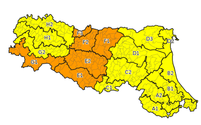 Allerta meteo arancione per martedì 8 ottobre