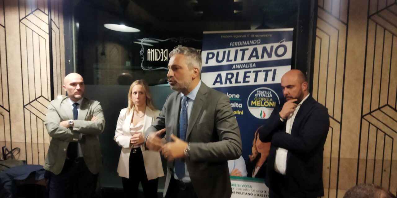Fratelli d’Italia, in vista delle Regionali :”Competenza e responsabilità, per la svolta”
