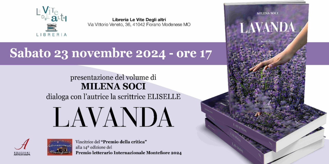 Presentazione del romanzo di formazione “Lavanda”
