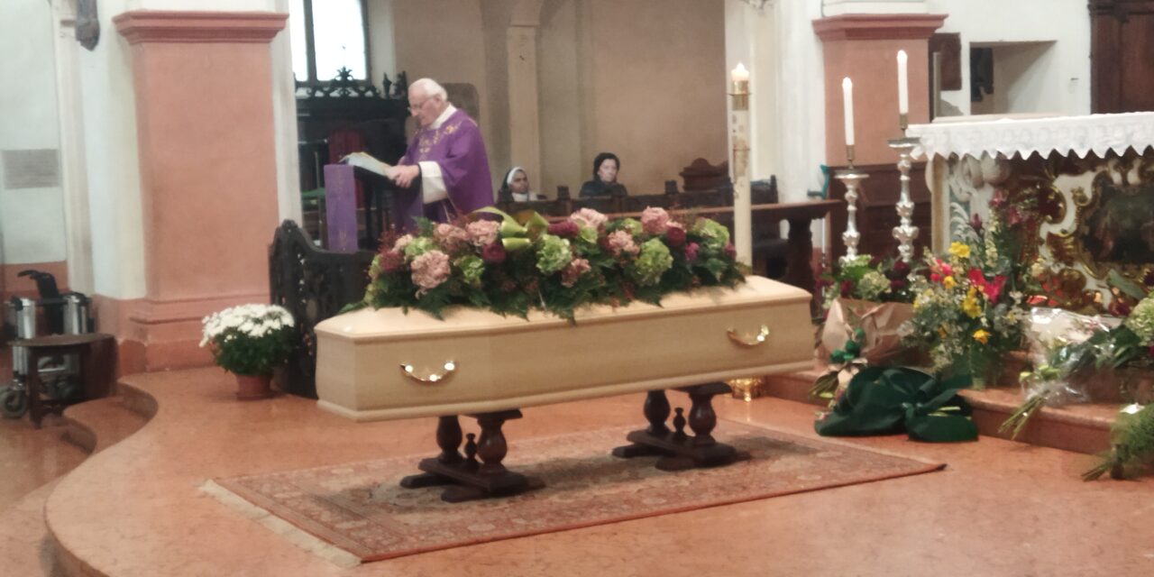 I funerali di Franco Vantaggi tra commozione e gratitudine