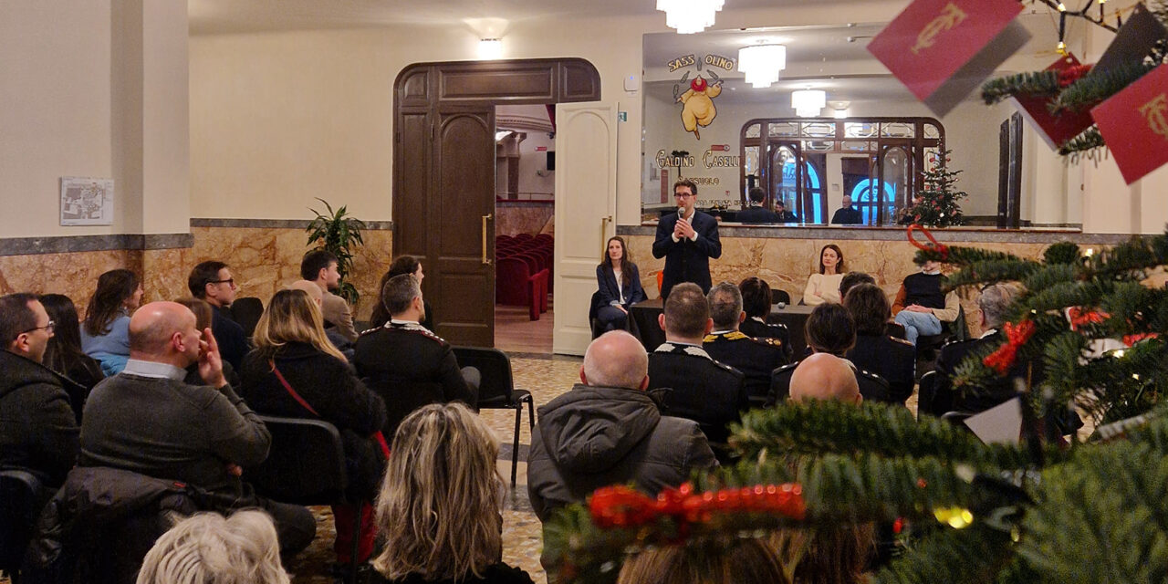 LO SCAMBIO D’AUGURI CON LE ISTITUZIONI CITTADINE