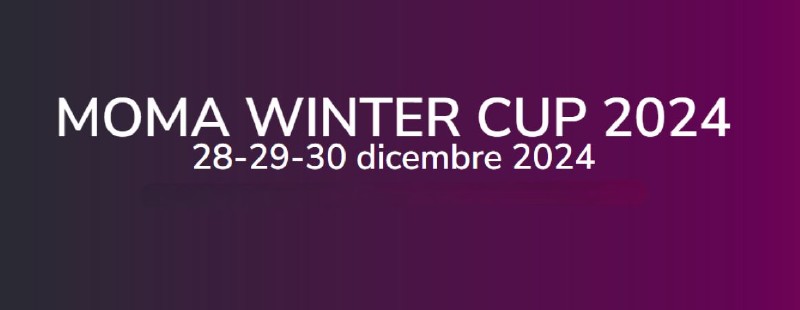 Moma Winter Cup 2024 al “Teatro dello sport”