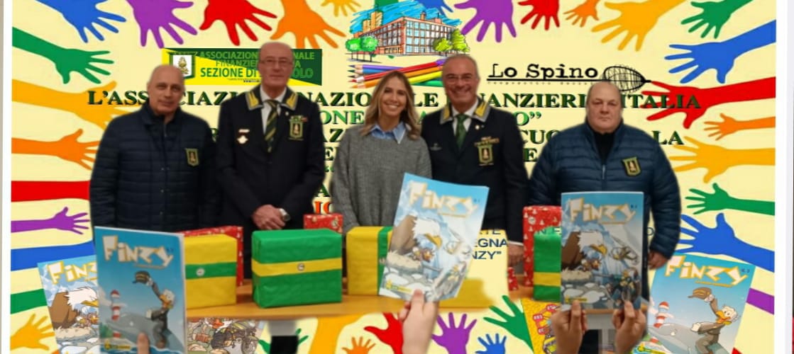 Alla Cooperativa Sociale LoSpino materiale didattico offerto dall’A.N.F.I. di Sassuolo