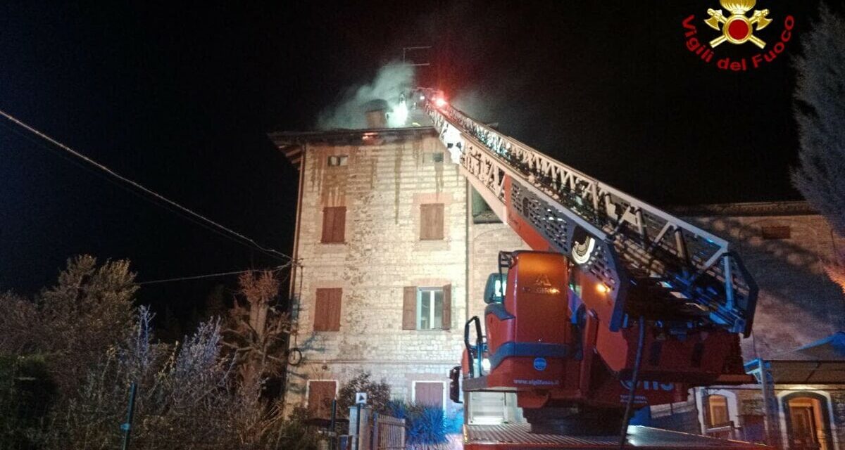 Incendio nella notte a Nirano: determinante, l’azione tempestiva ed efficace dei VdF
