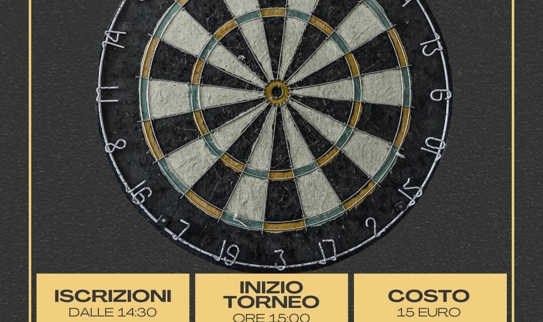 Inaugurazione delle nuove pedane da Steel al Drunk Horse Dart Club di Maranello