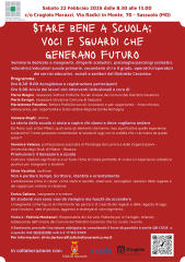 STARE BENE A SCUOLA: VOCI E SGUARDI CHE GENERANO FUTURO