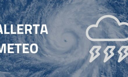 Emessa un’allerta meteo arancione