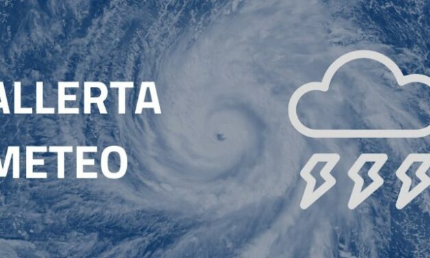 Emessa un’allerta meteo arancione