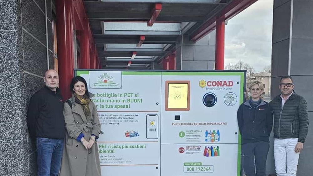 Eco-compattatore al Conad di Formigine