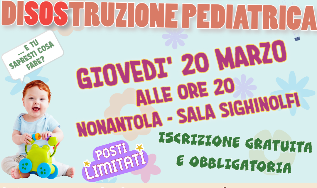 MANOVRE DI DISOSTRUZIONE PEDIATRICA