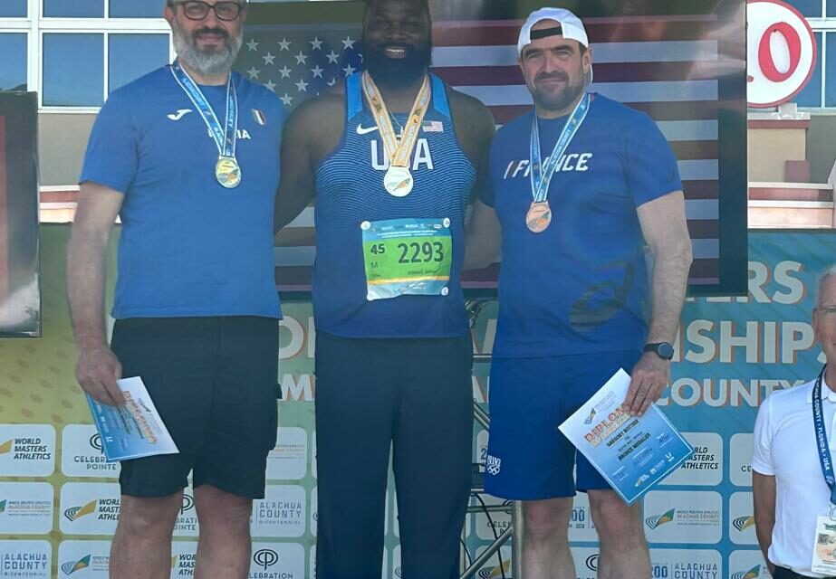 Emanuele Venturelli atleta della Delta Atletica Sassuolo conquista la medaglia d’argento ai Campionati del Mondo Master di Gainesville (Florida, USA)