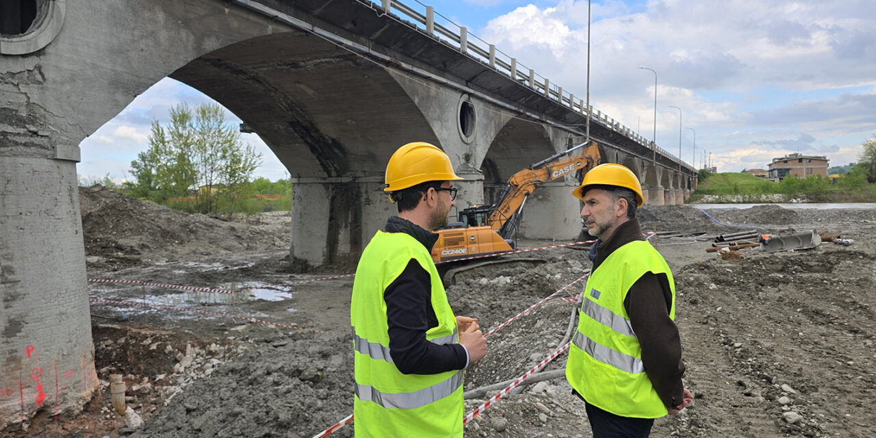 I LAVORI AL PONTE VEGGIA