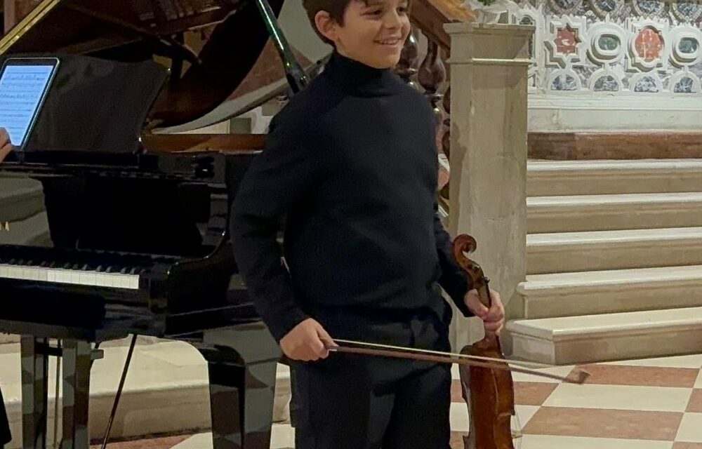 Giovane prodigio del violino in concerto a Formigine