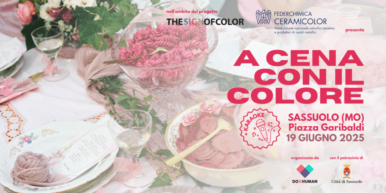 “A CENA CON IL COLORE”, allegria nel cuore di Sassuolo