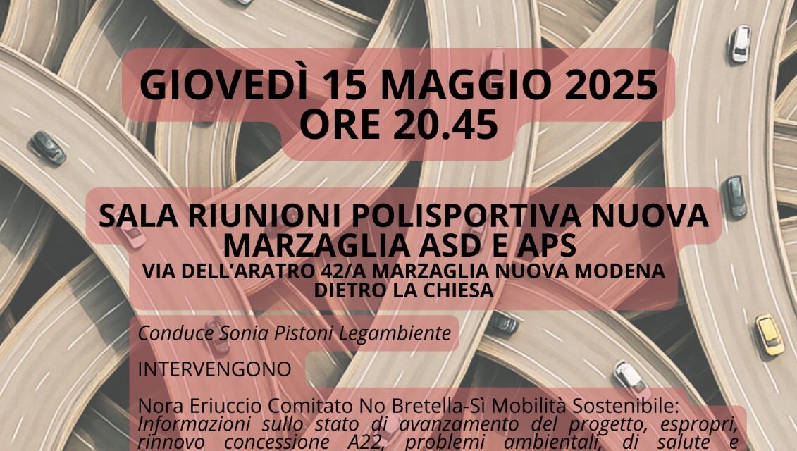 Comitato No Bretella-Sì Mobilità Sostenibile sulla realizzazione della Campogalliano-Sassuolo